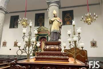 El santo taumatúrgico se prepara para bendecir los campos de Telde tras la pandemia/Francisco Javier Santana.