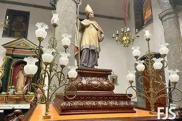 El santo taumatúrgico se prepara para bendecir los campos de Telde tras la pandemia/Francisco Javier Santana.