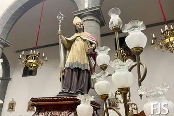 El santo taumatúrgico se prepara para bendecir los campos de Telde tras la pandemia/Francisco Javier Santana.