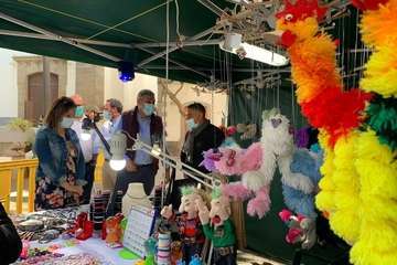 Doce profesionales ofrecen sus creaciones en la Muestra de Artesanía de Los Llanos/TA.