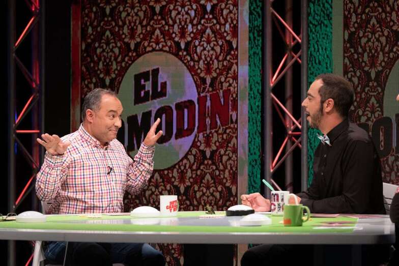 El humorista teldense Maestro Florido en el programa de Televisión Canaria/TA.