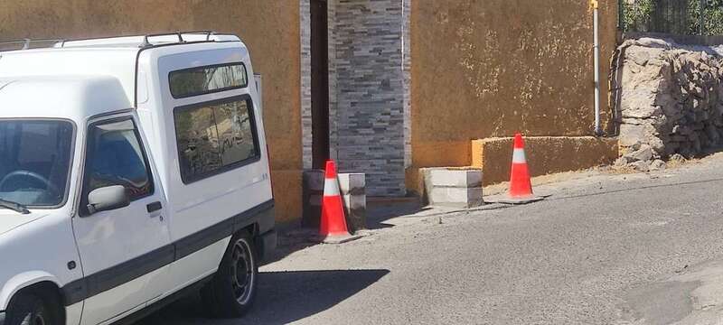 Obras denunciadas en Caserones Bajos/TA.