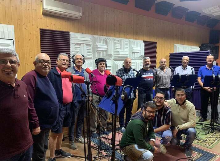 Miembros de la Parranda El Volumen/TA.