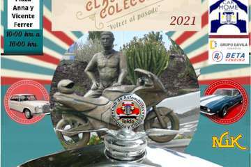 Telde exhibe al aire libre sus coches más antiguos y clásicos/Miguel Florido.