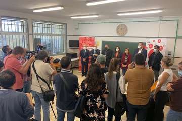 Inauguración del nuevo centro para los sintecho de Telde/TA y Acfi Press.