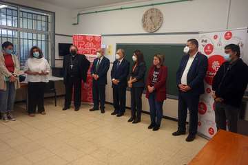 Inauguración del nuevo centro para los sintecho de Telde/TA y Acfi Press.