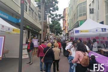 Ocho colectivos muestran en Telde sus trabajos en favor de la mujer/Francisco Javier Santana.