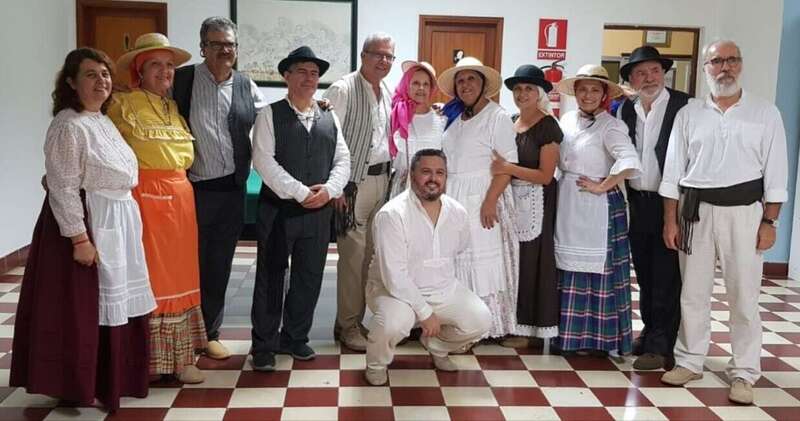 Miembros de la agrupación El Molino de San Borondón/TA.