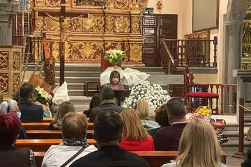 Lectura del pregón/Francisco Javier Santana y Antonio Alí.