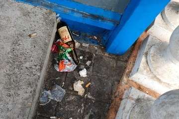 El puesto de salvamento y socorrismo de Salinetas, objeto de frecuentes acciones vandálicas/TA.