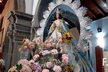  Jinámar ofrenda a su patrona este lunes festivo con juegos tradicionales y bailes y música folclórica/TA.