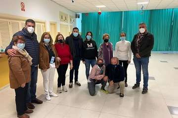 La solidaridad se sobrepone al mal tiempo en La Garita/TA.