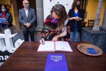 Yrichen oficializa su compromiso con el Marco por la Igualdad-Gran Canaria Infinita/TA.