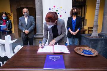 Yrichen oficializa su compromiso con el Marco por la Igualdad-Gran Canaria Infinita/TA.