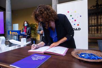 Yrichen oficializa su compromiso con el Marco por la Igualdad-Gran Canaria Infinita/TA.