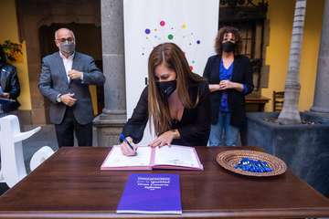 Yrichen oficializa su compromiso con el Marco por la Igualdad-Gran Canaria Infinita/TA.