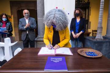 Yrichen oficializa su compromiso con el Marco por la Igualdad-Gran Canaria Infinita/TA.