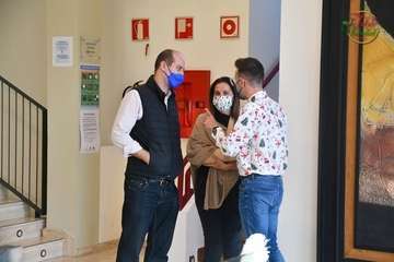 Papá Noel irrumpe en el Teatro de Telde/Francisco Javier Santana.