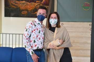 Papá Noel irrumpe en el Teatro de Telde/Francisco Javier Santana.