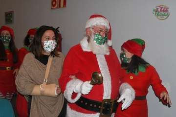 Papá Noel irrumpe en el Teatro de Telde/Francisco Javier Santana.