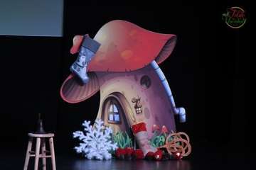 Papá Noel irrumpe en el Teatro de Telde/Francisco Javier Santana.