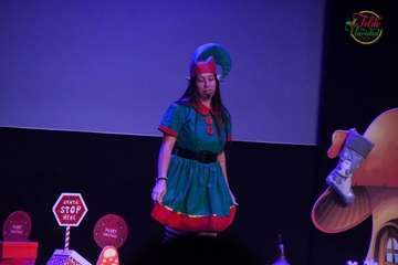 Papá Noel irrumpe en el Teatro de Telde/Francisco Javier Santana.