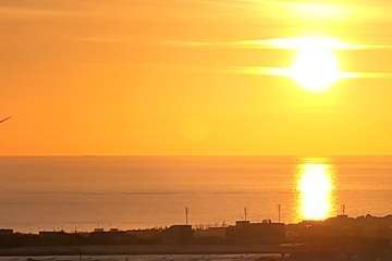 Amanecer sobre el litoral de Telde/Jesús Ruiz Mesa.