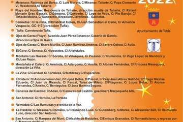 Recorrido del día 5 de enero durante la mañana y tarde/TA.