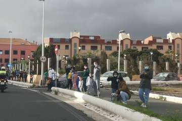 La magia de los Reyes de Oriente se pasea por la costa y el casco urbano de Telde/TA