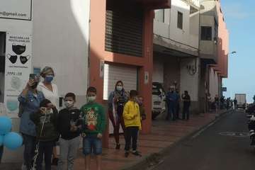 La magia de los Reyes de Oriente se pasea por la costa y el casco urbano de Telde/TA