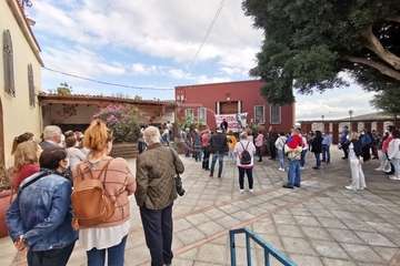 La demanda de fibra óptica motivó este sábado una concentración ciudadana en La Higuera Canaria/TA.