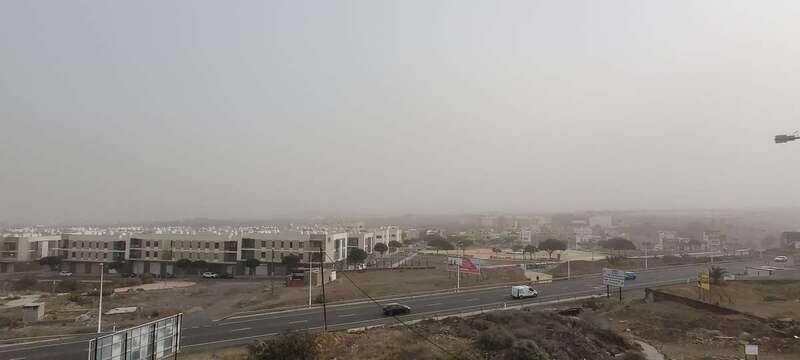 Calima en Telde/Jesús Ruiz Mesa.