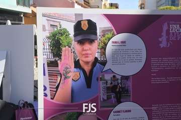 Acto en Telde por el 8M/TA y Francisco Javier Santana.