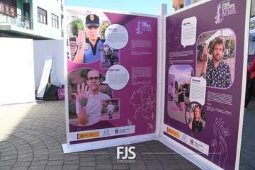 Acto en Telde por el 8M/TA y Francisco Javier Santana.