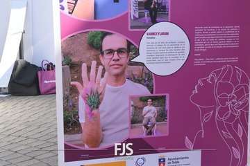 Acto en Telde por el 8M/TA y Francisco Javier Santana.