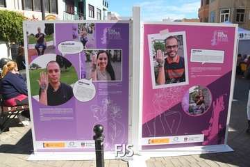 Acto en Telde por el 8M/TA y Francisco Javier Santana.