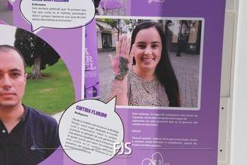 Acto en Telde por el 8M/TA y Francisco Javier Santana.