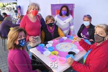 Acto en Telde por el 8M/TA y Francisco Javier Santana.