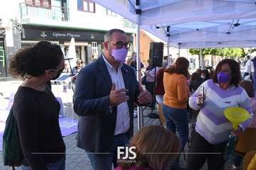 Acto en Telde por el 8M/TA y Francisco Javier Santana.