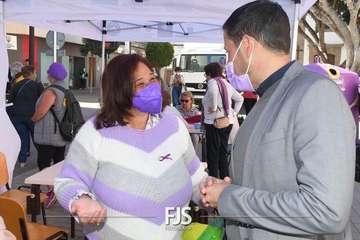 Acto en Telde por el 8M/TA y Francisco Javier Santana.