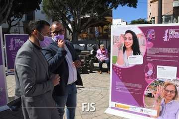Acto en Telde por el 8M/TA y Francisco Javier Santana.