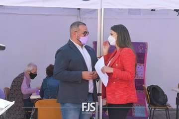 Acto en Telde por el 8M/TA y Francisco Javier Santana.