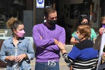 Acto en Telde por el 8M/TA y Francisco Javier Santana.