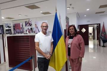 La activista social y exoncejala de Telde Saro Sosa, socia de honor de Entre Amigos/TA.