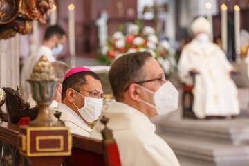 Ordenación de Cristóbal Déniz como primer obispo auxiliar de Canarias/Cober/Canarias y Acfi Pres.
