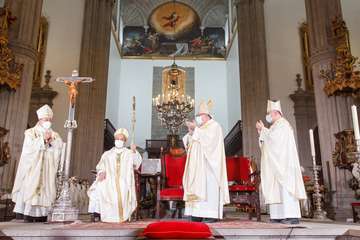 Ordenación de Cristóbal Déniz como primer obispo auxiliar de Canarias/Cober/Canarias y Acfi Pres.