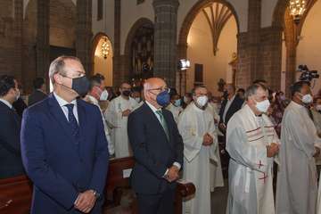 Ordenación de Cristóbal Déniz como primer obispo auxiliar de Canarias/Cober/Canarias y Acfi Pres.