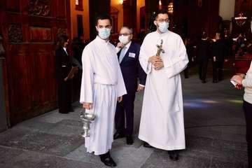 Ordenación de Cristóbal Déniz como primer obispo auxiliar de Canarias/Cober/Canarias y Acfi Pres.