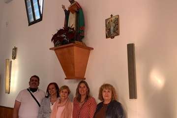 Bendición de la imagen de San Fermín/TA.