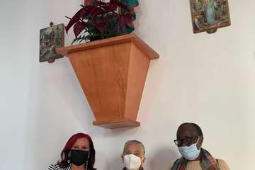 Bendición de la imagen de San Fermín/TA.